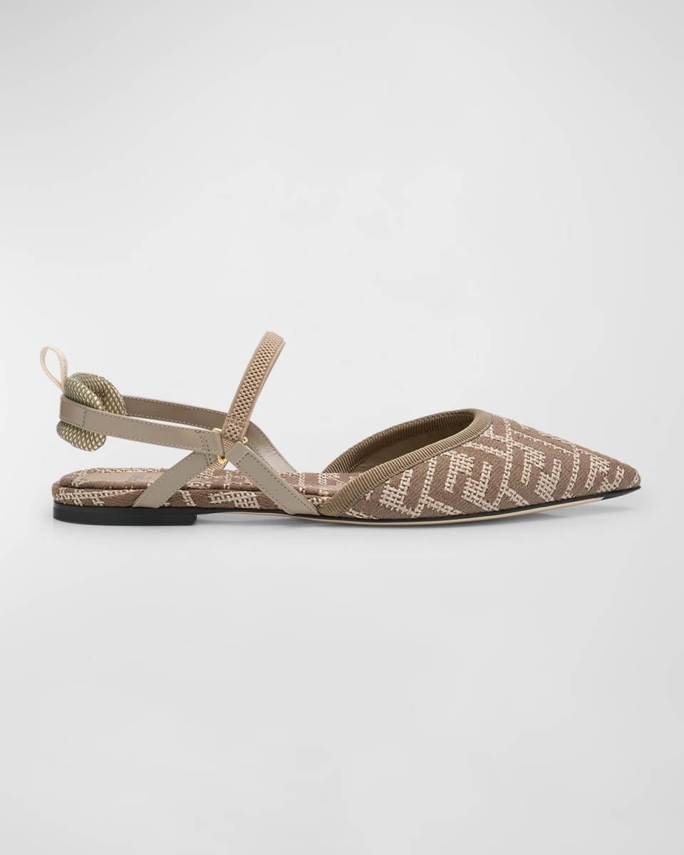 Colibri Lite FF Raffia Slingback Flats